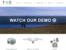 Tablet Screenshot of f4dstudio.com